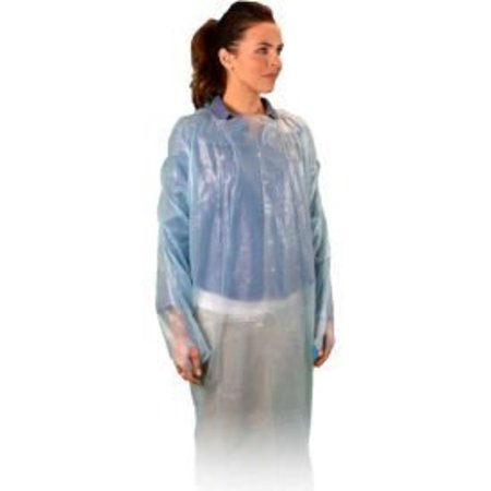 KEYSTONE SAFETY Keystone® Isolation Gown, Level 2, Rear Entry, 25 Pack ISO-TL-BLUE-A